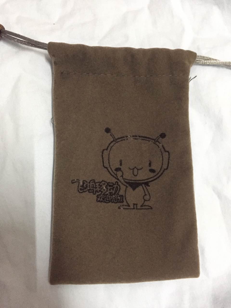 手机绒布袋，650cc彩票绒布
