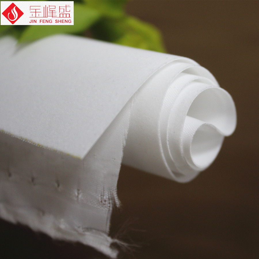 白色绸布底植绒布，650cc彩票植绒布
