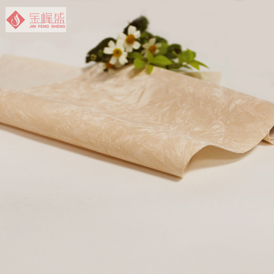 深圳650cc彩票米色揉纹植绒布 包装首饰盒绒布